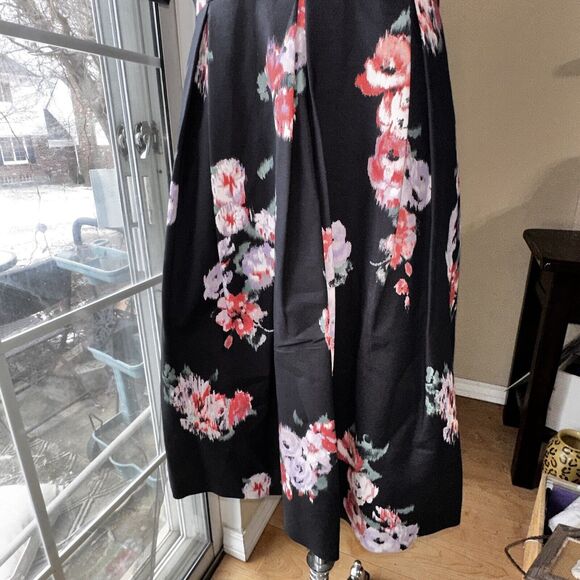 NWT Brooks Brothers Ponte Rose Dark Navy Party Dress Fit Flare Size 10 $228 - Picture 7 of 16